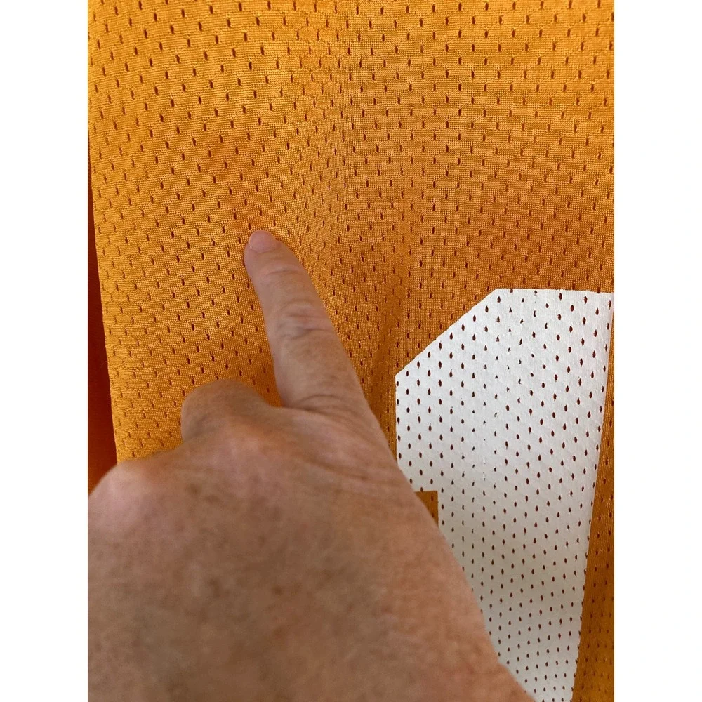 Adidas Tennessee Volunteers #10 Football Jersey Orange Mens Large NCAA Mesh